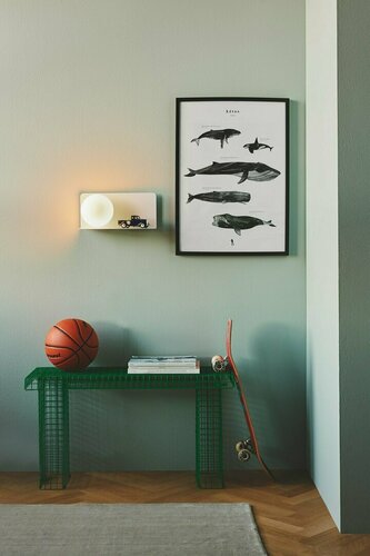 Check Wall lamp with shelf Lilibeth white Nordlux