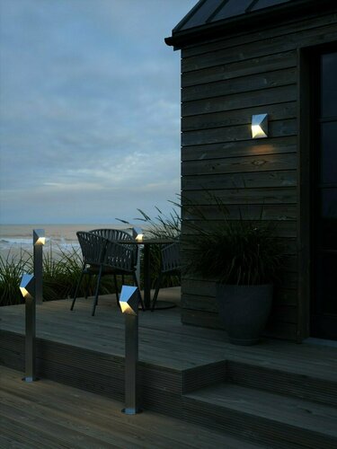 Check Outdoor wall lamp Pontio 15 IP54 galvanized Nordlux