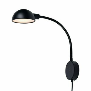 Nomi flexible bedroom wall lamp black Nordlux small 0