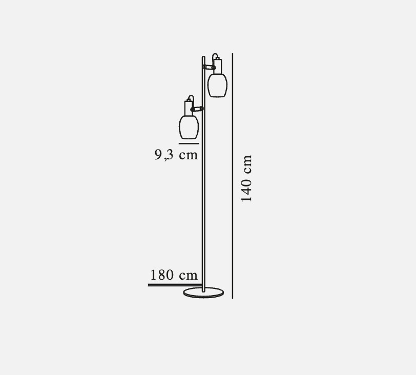 Display Arild floor lamp black Nordlux Arild floor lamp black Nordlux