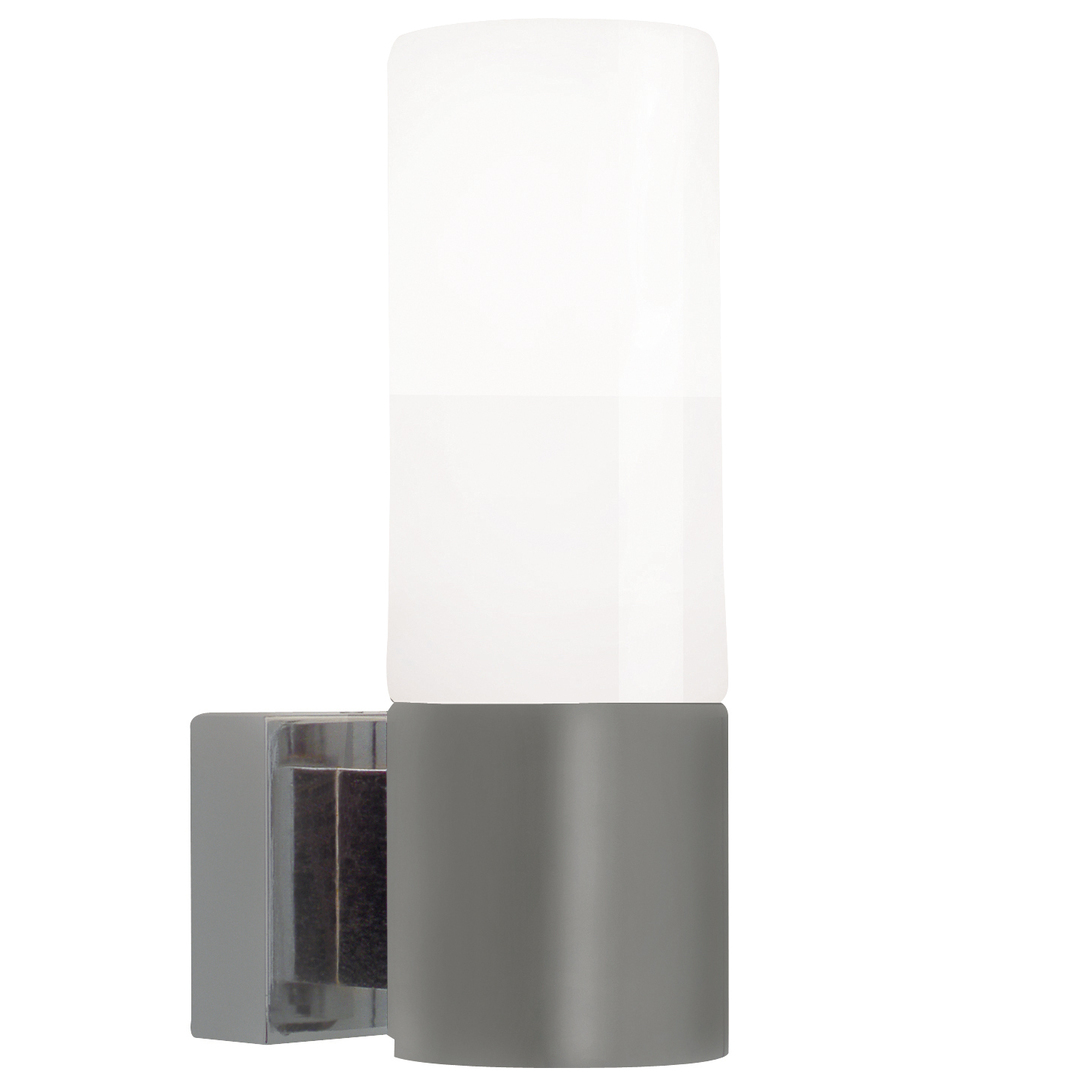 Tangens bathroom wall lamp brushed steel IP44 Nordlux