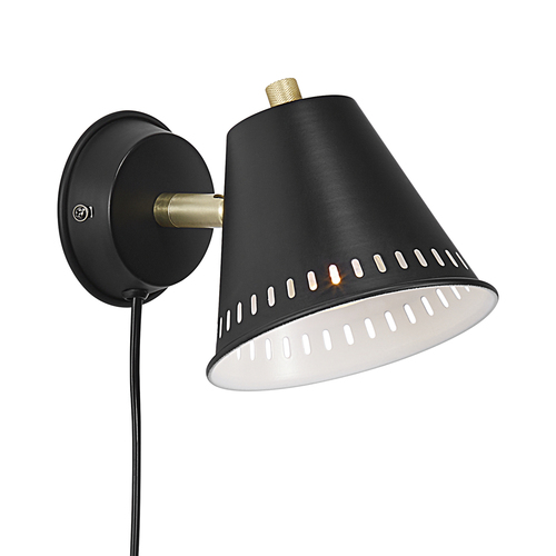 Check Pine wall lamp Black Nordlux