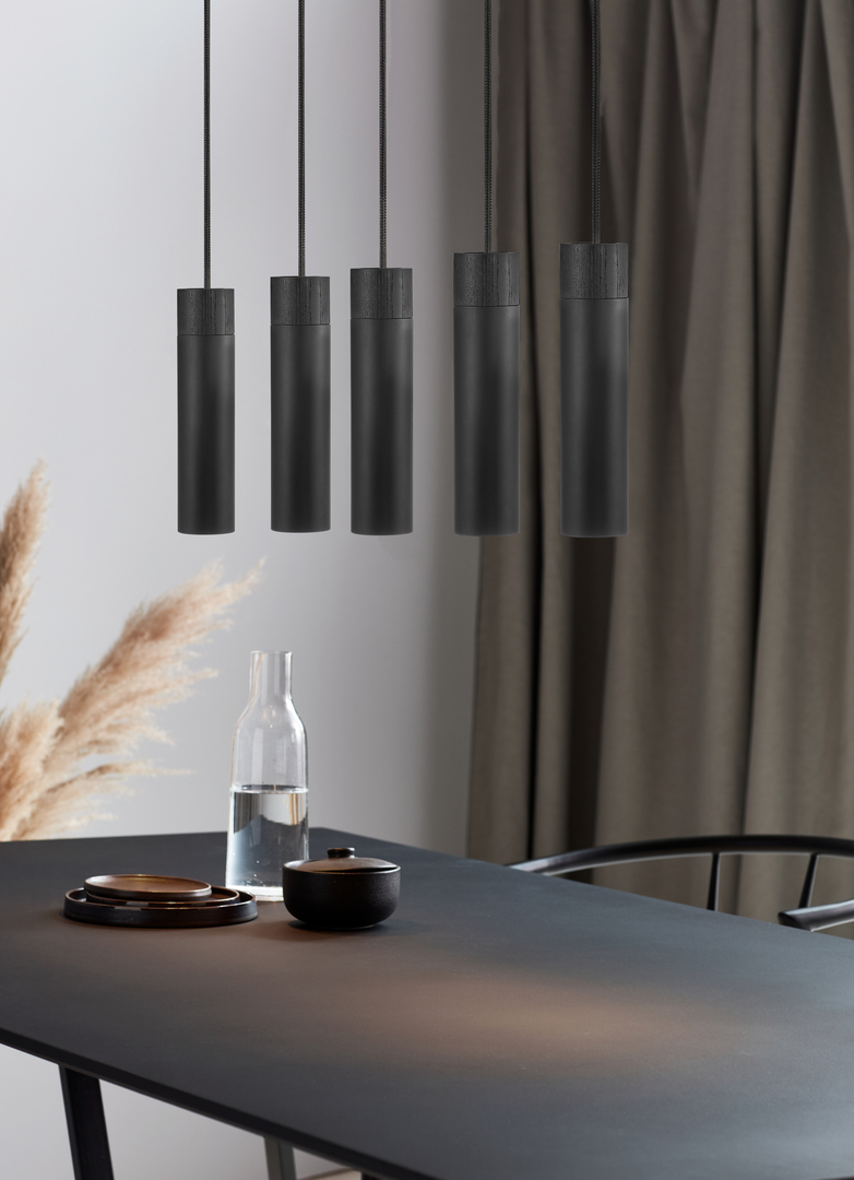 Tilo 5 pendant lamp black Nordlux
