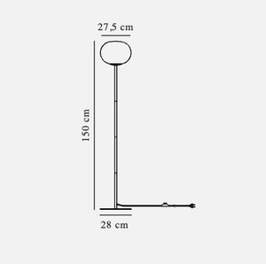 Alton floor lamp Smoke Nordlux small 4