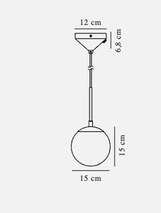 Grant 15 brass Nordlux pendant lamp small 4