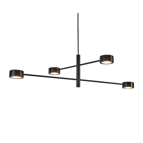 Check Clyde 4 pendant lamp black Nordlux