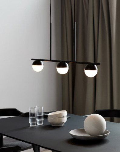 Check Contina 3 pendant lamp black Nordlux