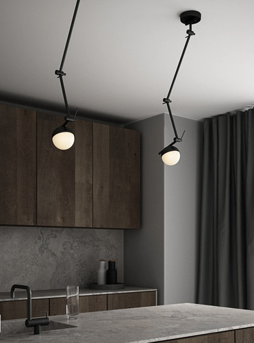 Check Contina wall and ceiling light black Nordlux