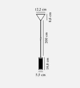 Nordlux Galloway E27 pendant light, black with brass details small 3