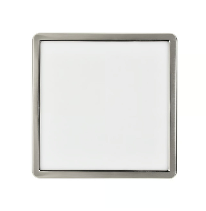 View Oja 29 square plafond IP20 brushed nickel Nordlux Oja 29 square plafond IP20 brushed nickel Nordlux