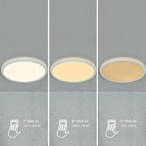 Plafond Oja 42 IP20 3000/4000K white Nordlux small 1