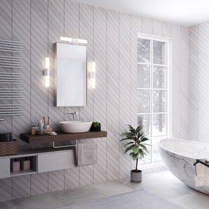 Helva Basic bathroom wall lamp double white Nordlux 0 Helva Basic bathroom wall lamp double white Nordlux small 0