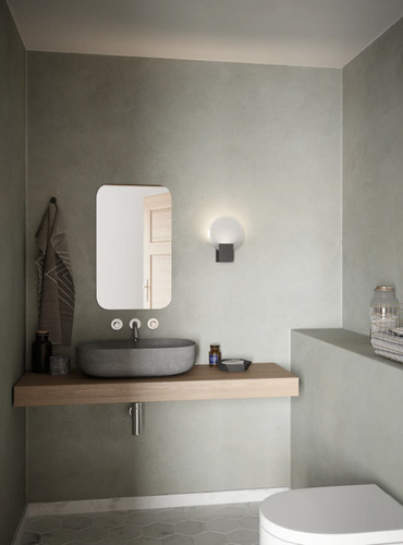 Check Hester bathroom wall lamp black Nordlux