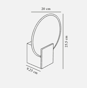 Hester bathroom wall lamp black Nordlux small 3