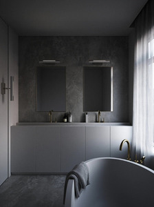 Wall lamp over bathroom mirror Otis 40 Nickel Nordlux small 2