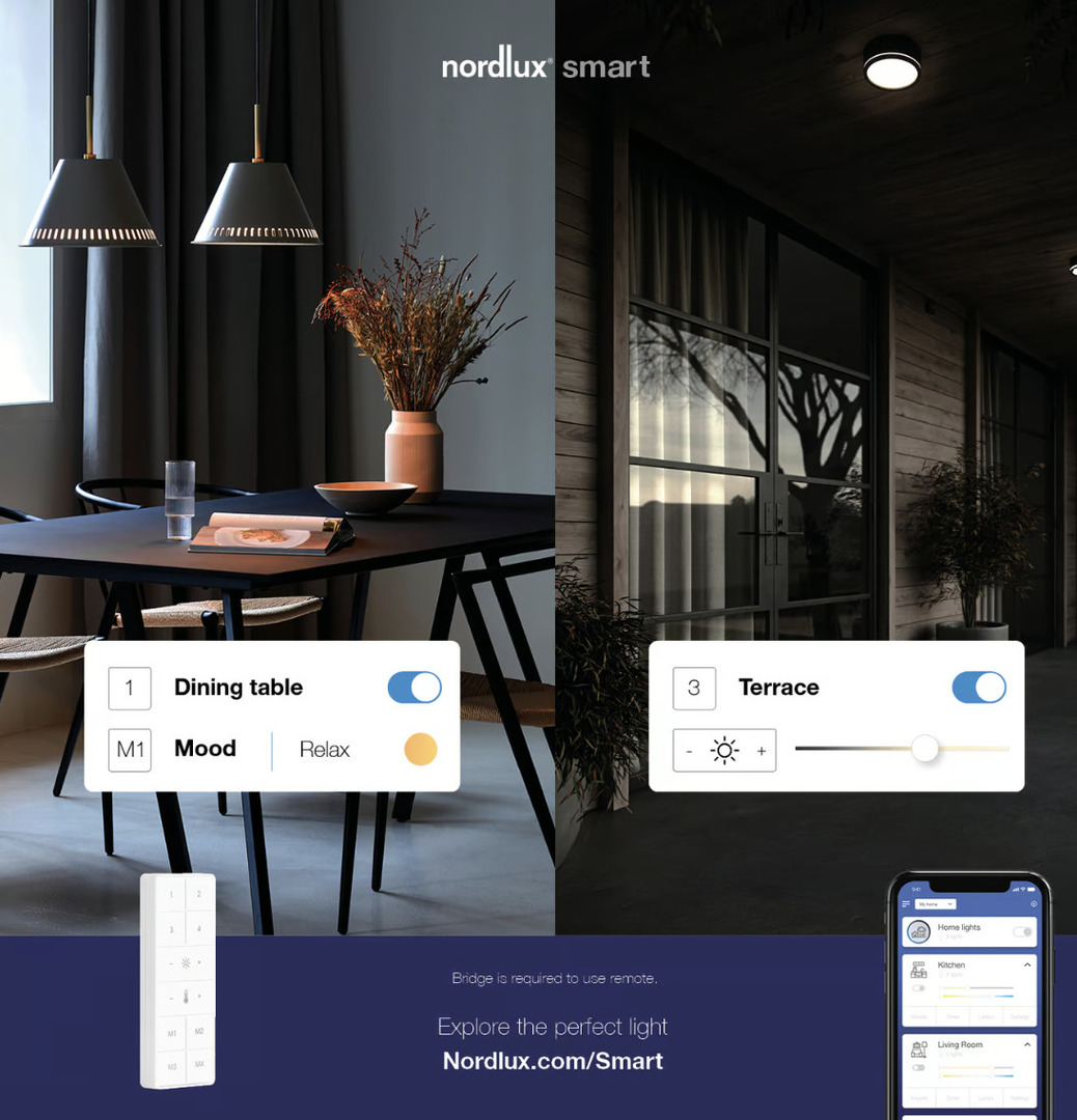 Show Remote Smart White Nordlux Remote Smart White Nordlux