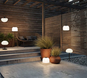 Sponge 20 outdoor table lamp portable black/wh. Nordlux small 3