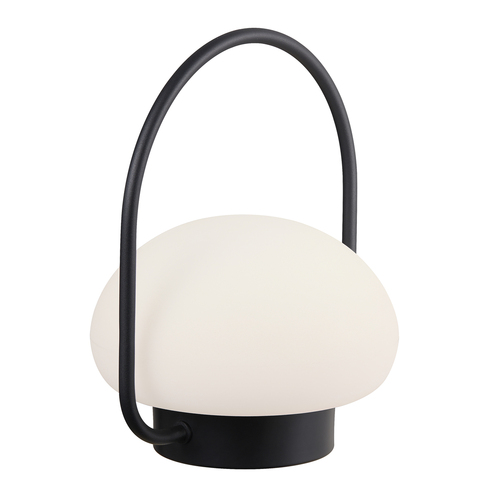 Check Outdoor Standing Light Nordlux Sponge To Go Black Rechargeable Dimmable 27.7 cm