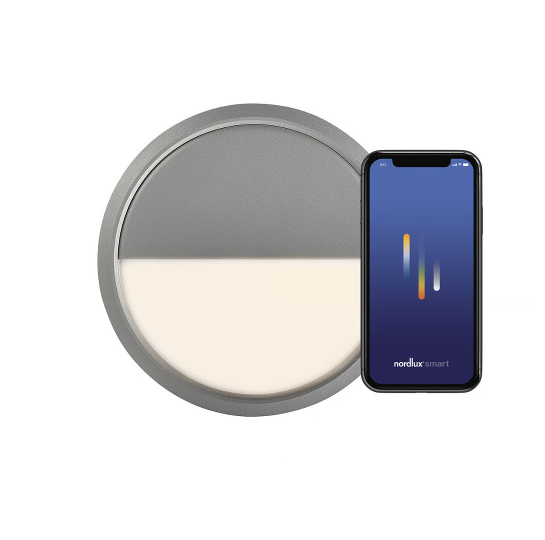 Nordlux Ava Smart outdoor ceiling light grey