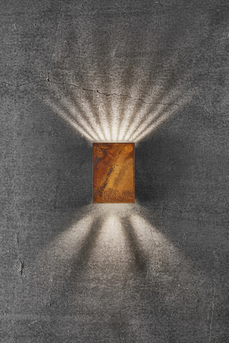 Check Fold 10 wall lamp Corten Nordlux