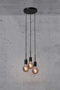 Paco 3- pendant lamp Black Nordlux small 0