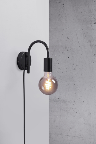 Check Paco wall lamp Black Nordlux