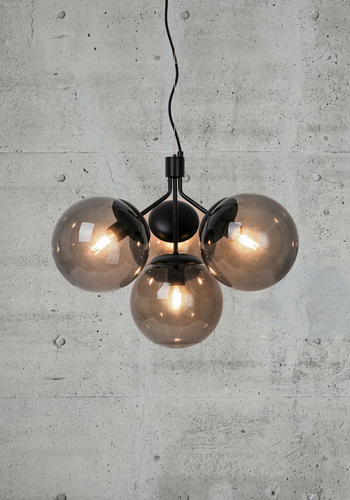 Check Ivona 4-light pendant lamp Black Nordlux