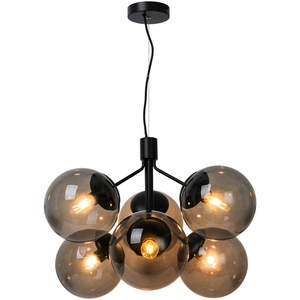 Ivona 6-light pendant lamp Black Nordlux small 1