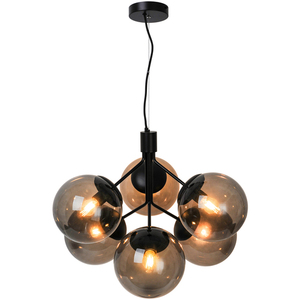 Ivona 6-light pendant lamp Black Nordlux small 3