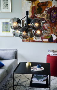 Ivona 6-light pendant lamp Black Nordlux small 4