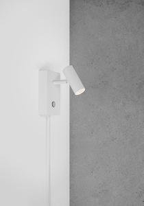 Nordlux OMARI 2112231001 wall light LED 3.2W 2700K 320lm, adjustable head, touch dimmer, white small 0