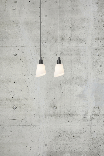 Check Molli pendant lamp Black/Opal by Nordlux