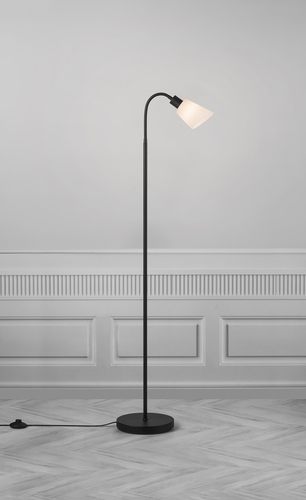 Check Molli floor lamp Black/Opal by Nordlux