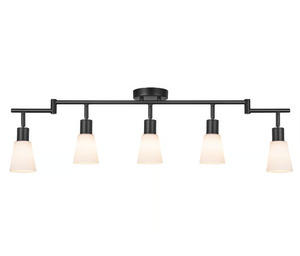 Cole 5-Rail Black/Opal ceiling lamp by Nordlux small 0
