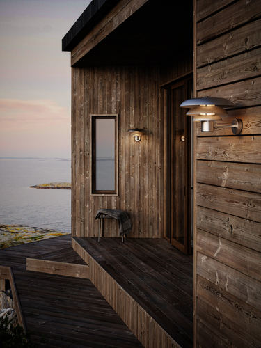 Check Kurnos 35 wall lamp Galv. Nordlux