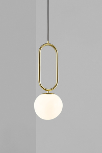 Shapes 27 Brass pendant lamp by Nordlux small 0