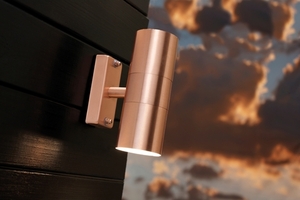 Tin double wall lamp Copper Nordlux small 2