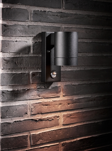 Check Outdoor wall lamp with motion sensor Tin Maxi black Nordlux