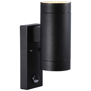 Outdoor wall lamp with motion sensor Tin Maxi black IP54 Nordlux 1 Outdoor wall lamp with motion sensor Tin Maxi black IP54 Nordlux small 1