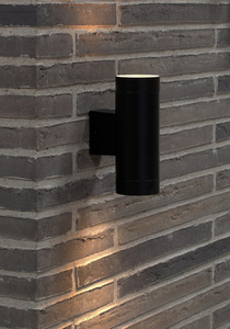Tin Maxi outdoor wall lamp black IP54 Nordlux small 1