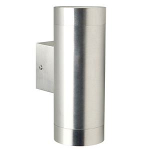 Tin Maxi Double outdoor wall light Nordlux 2 × GU10 max. 35 W IP54 aluminium small 1