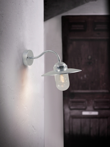 Check Luxembourg wall lamp Galv. Nordlux