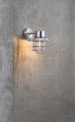 Check Blokhus Down wall lamp Galv. Nordlux