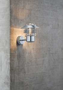Vejers wall lamp Galv. Nordlux small 2