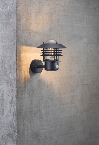 Check Vejers wall lamp Sensor Black Nordlux