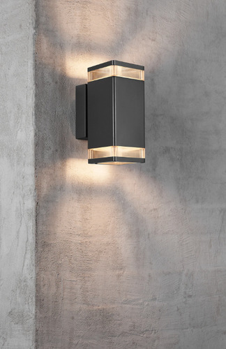 Check Elm outdoor wall lamp black Nordlux