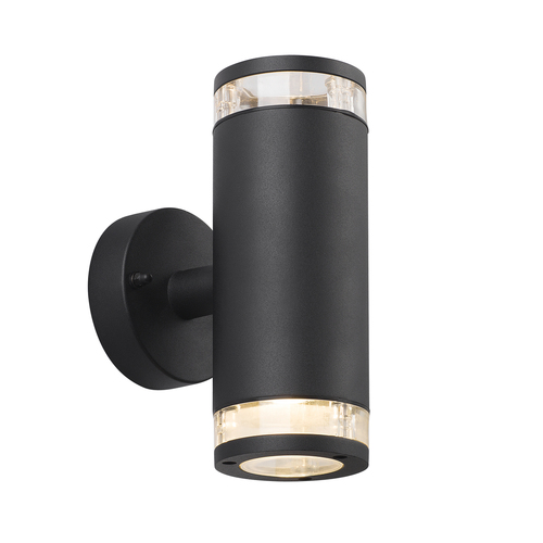 Check Birk double wall lamp Black Nordlux
