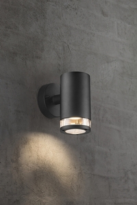 Outdoor Wall Light Nordlux BIRK Single GU10 IP44 Black small 0