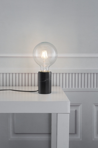 Check Siv table lamp Marble Black Nordlux