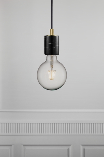 Check Siv pendant lamp Marble Black Nordlux